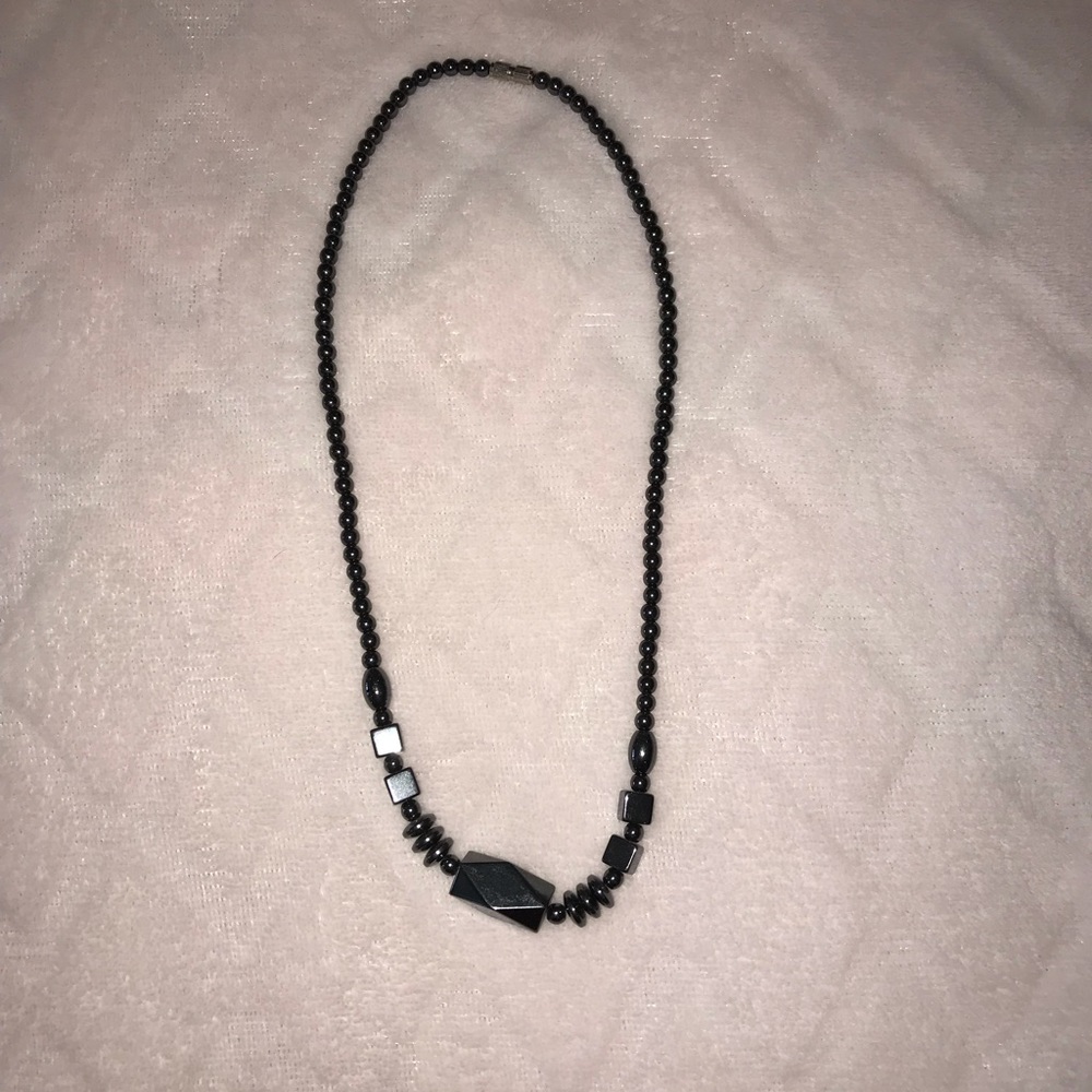 Shiny bead necklace